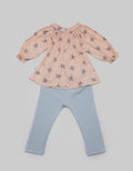 Pipiniko Set Smock Print Flower Sethig03