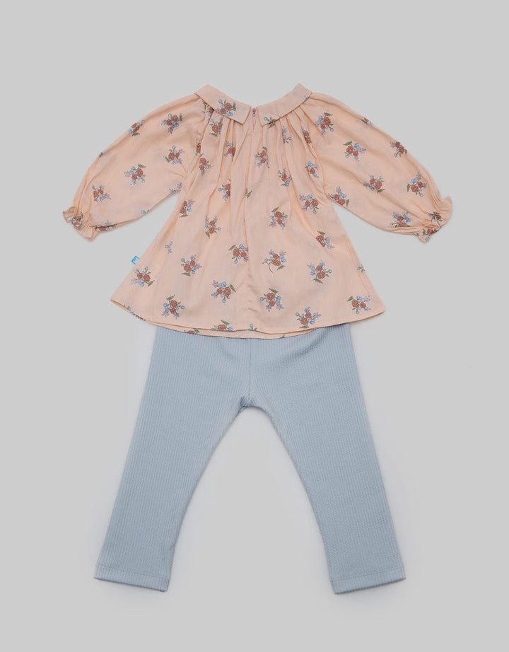 Pipiniko Set Smock Print Flower Sethig03