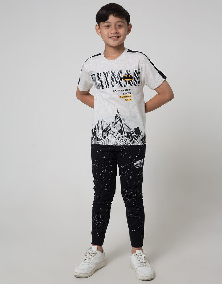 Character Batman Logo Kaos Anak Laki-laki