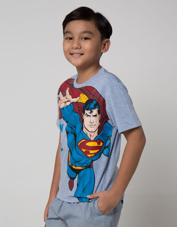 Character Man Of Steel Kaos Anak Laki-laki
