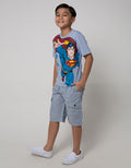 Character Man Of Steel Kaos Anak Laki-laki