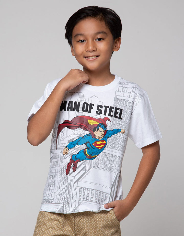 Character Superman Fly Kaos Anak Laki-Laki