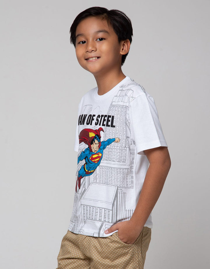 Character Superman Fly Kaos Anak Laki-Laki