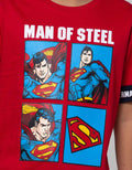 Character T-Shirt Superman Ribbon Lengan