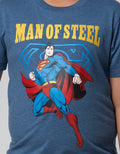 Character Short Sleeve T-Shirt Print Superman Logo Tengah Fly