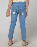 Little M Denim Short Pants Big Pocket Paperbag Waist