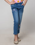 Little M Long Sleeve Blouse Bordir