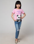 Little M Long Pants Paperbag Patch Print Bunga