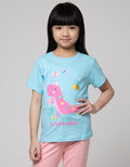 Little M Short Sleeve T-Shirt Print Raglan Bear Homerun Dropping