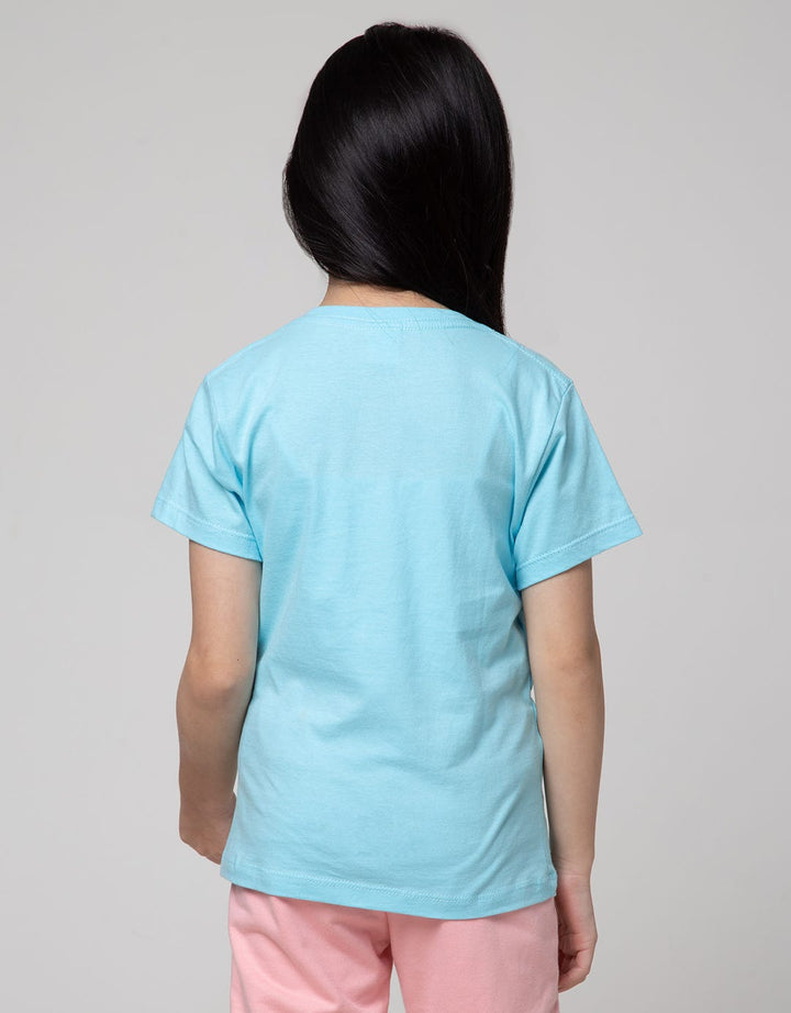 Little M Short Sleeve T-Shirt Print Raglan Bear Homerun Dropping