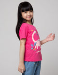 Little M Dino Two Kaos Anak Perempuan