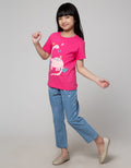 Little M Dino Two Kaos Anak Perempuan