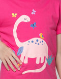 Little M Dino Two Kaos Anak Perempuan