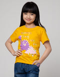 Little M Dino Three Kaos Anak Perempuan