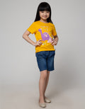 Little M Dino Three Kaos Anak Perempuan