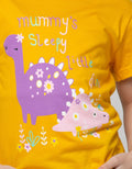Little M Dino Three Kaos Anak Perempuan