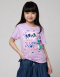 Little M Dino Five Kaos Anak Perempuan