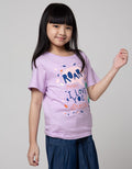 Little M Dino Five Kaos Anak Perempuan