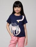 Little M Dino Six Kaos Anak Perempuan