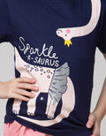 Little M Dino Six Kaos Anak Perempuan