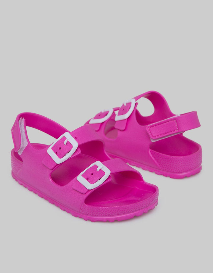 Little M Double Strap Slipper Sandals Children