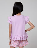 Aero Short Sleeve T-Shirt Ruffle Print Bunny