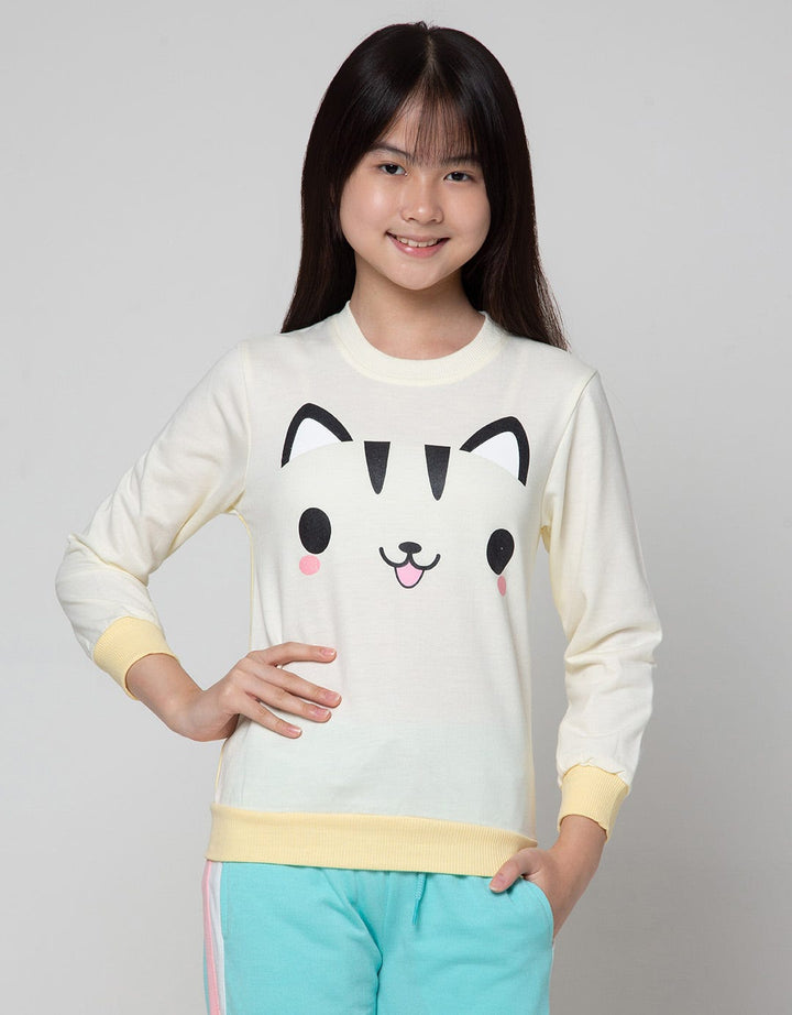 Aero Sweet Cat Sweater for Girls