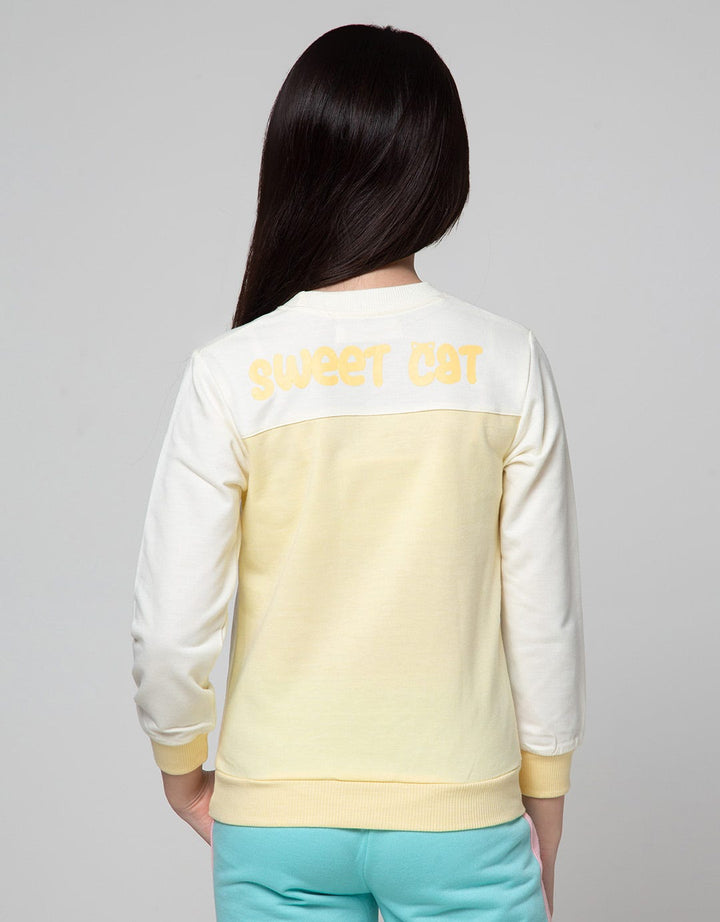 Aero Sweet Cat Sweater for Girls