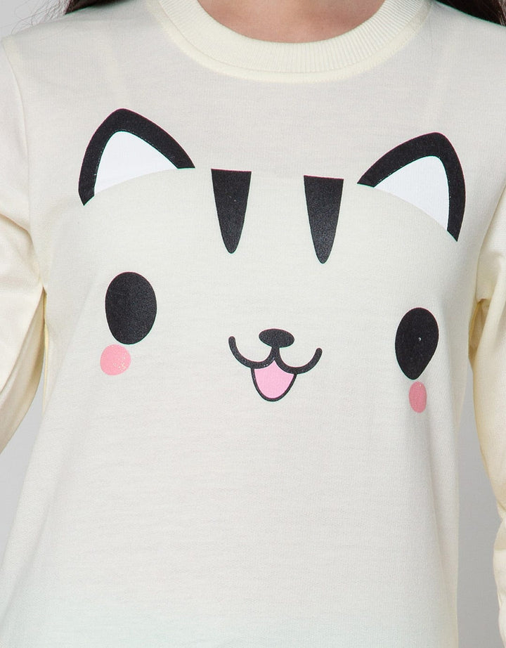 Aero Sweet Cat Sweater for Girls
