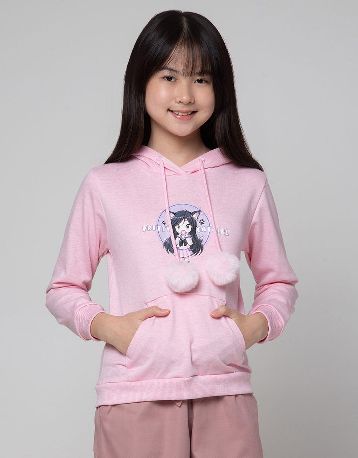 Aero Sweatshirt Hoody Pom Pretty Girl