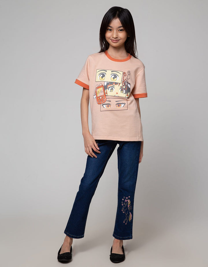 Aero Denim Long Pants Unicorn Pleated Bottom