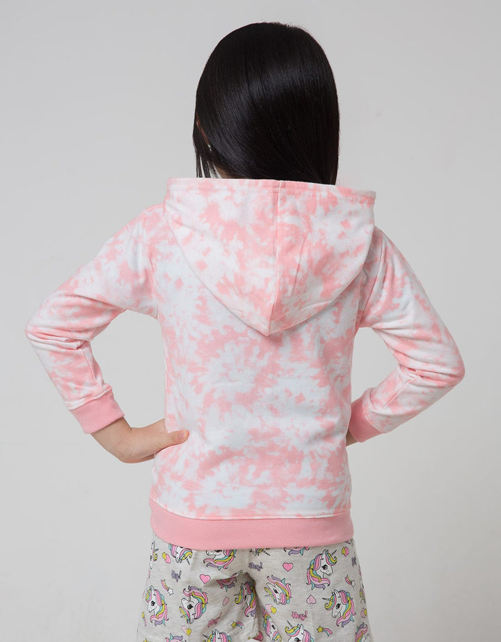 Little M Tie Dye Unicorn Jaket Anak Perempuan