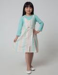 Little M Overall Woven Dress Anak Perempuan