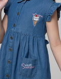 Little M Denim Long Pants Jeggings Unicorn Rainbow