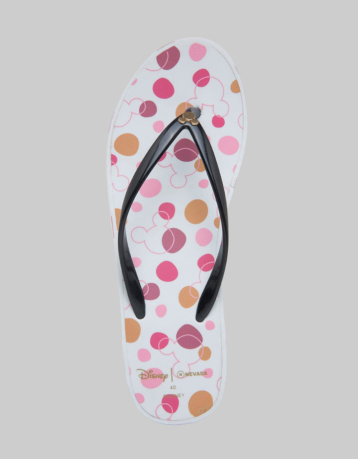 Disney Flip Flops Women Minnie Head