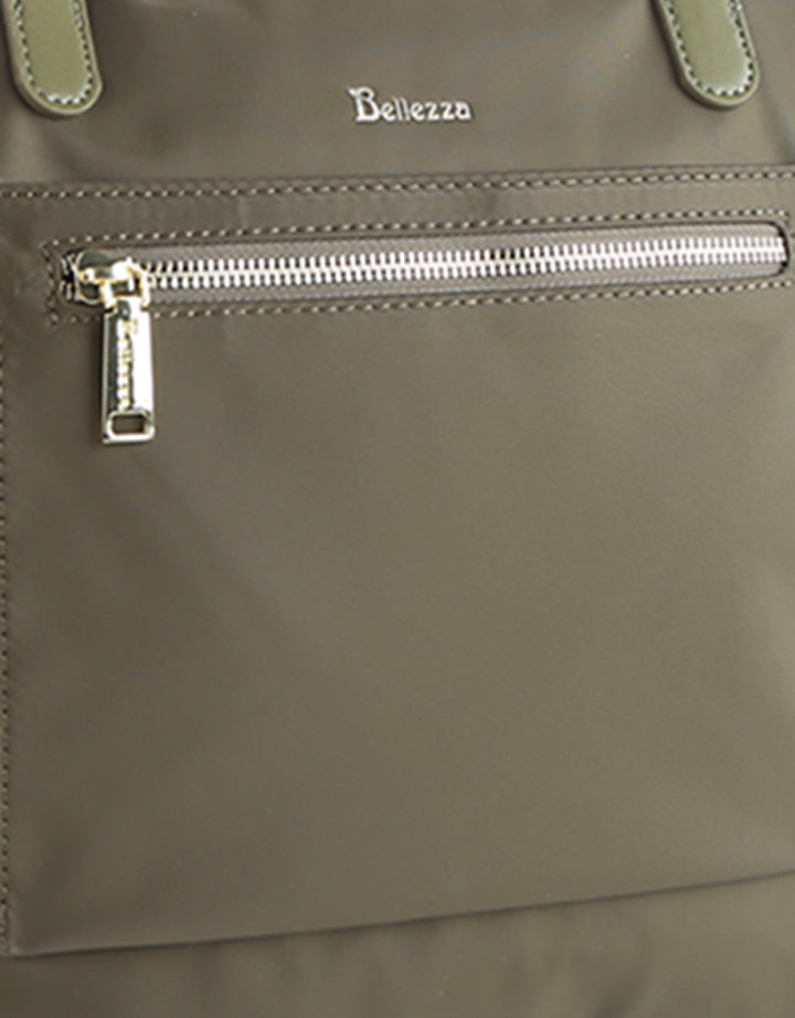 Bellezza Front Zipper Handbag Wanita