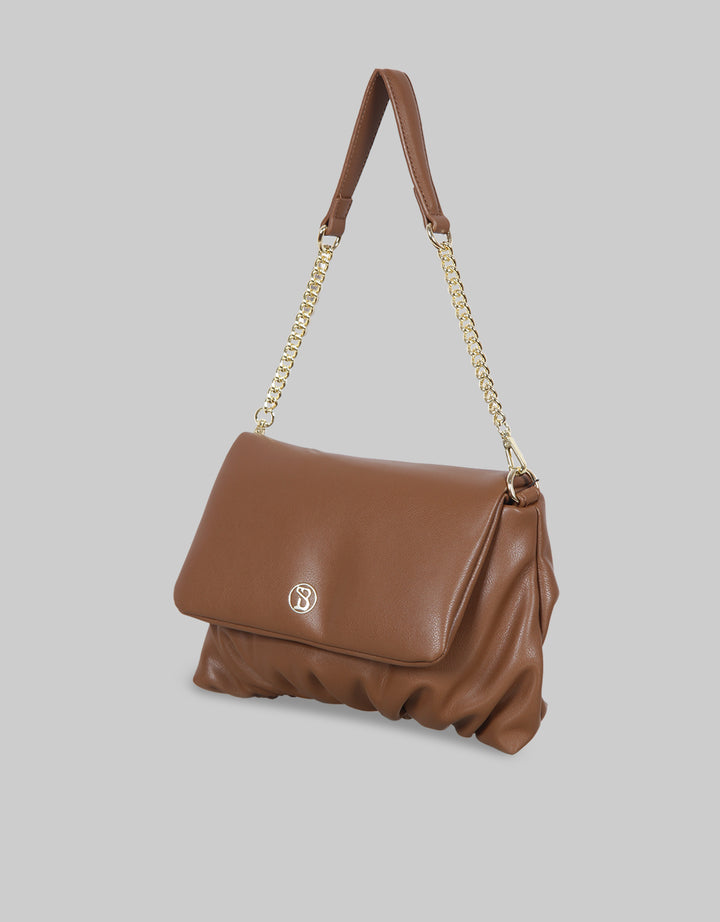 Bellezza Gold Chain Handbag Wanita