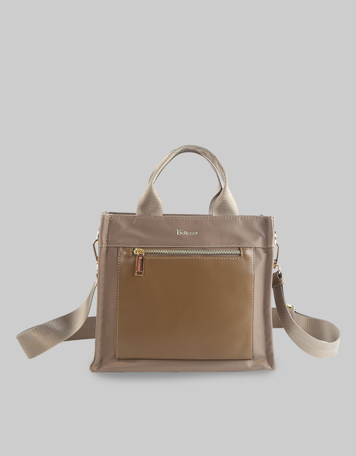 Bellezza Square With Pocket 3 Handbag