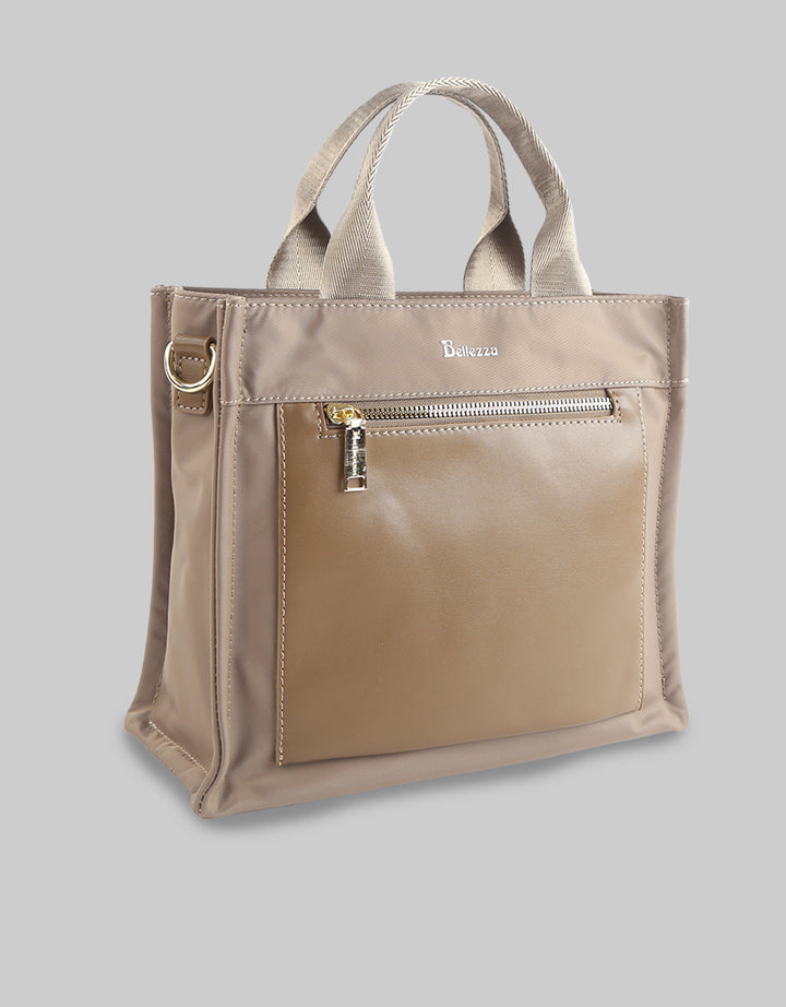 Bellezza Square With Pocket 3 Handbag