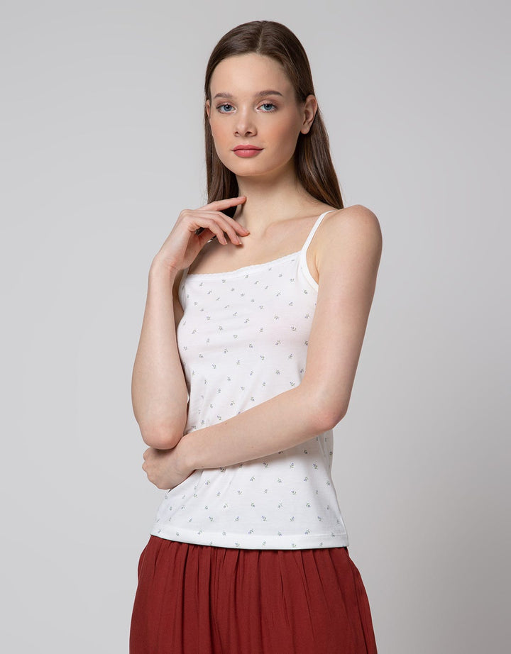 Nevada Tanktop T-Shirt Print Autumn Off White