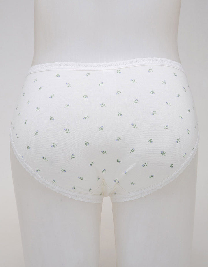Nevada Midi Briefs Panty Print Autumn Off White