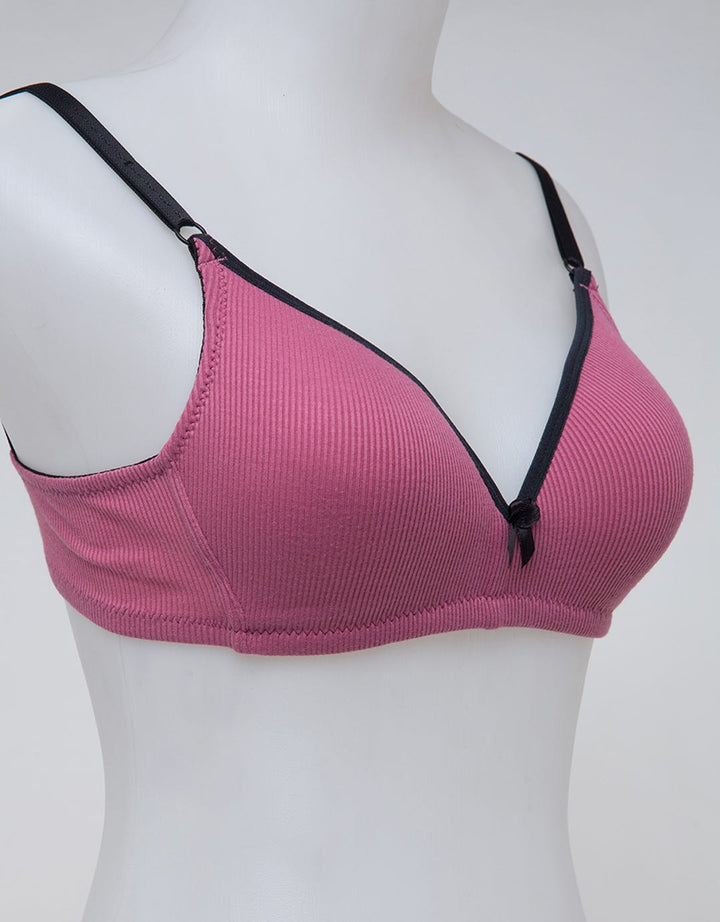 Nevada Rib Wide Band Non Wire Bra Wanita