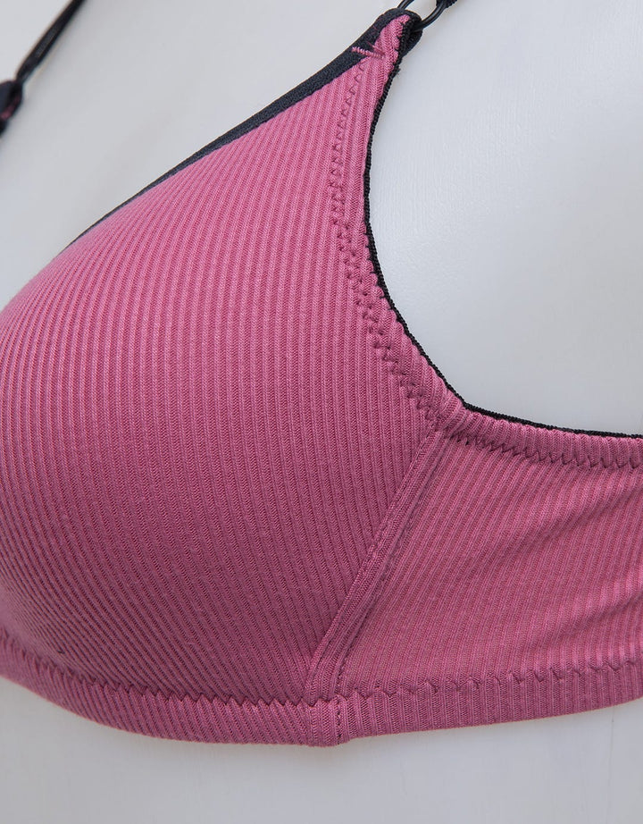 Nevada Rib Wide Band Non Wire Bra Wanita