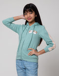 Aero Jacket Hoodie Flocking Cute Cat