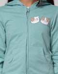 Aero Jacket Hoodie Flocking Cute Cat
