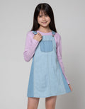 Aero Overall Denim Kombo Dress Anak Perempuan