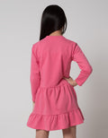 Aero Long Sleeve Midi Dress Flip Sequin Wording