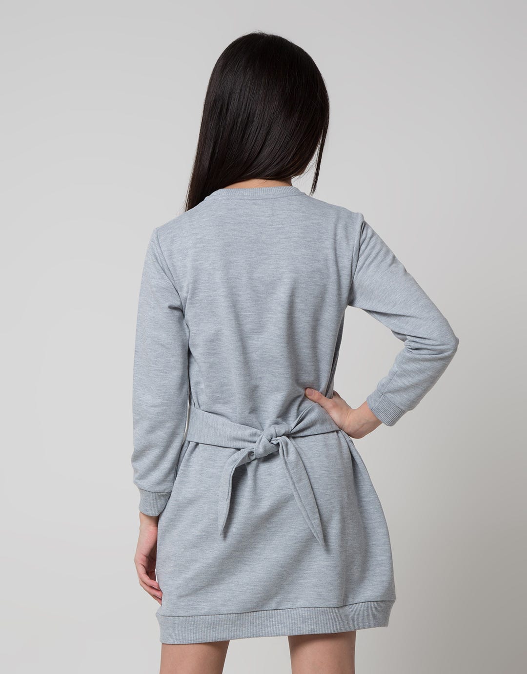 Aero Long Sleeve Midi Dress Flip Sequin Unicorn