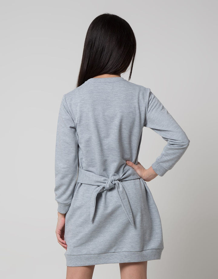 Aero Long Sleeve Midi Dress Flip Sequin Unicorn