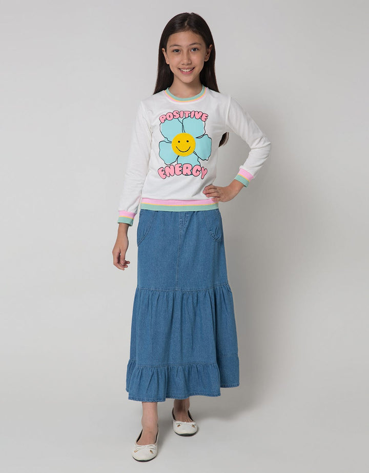 Aero Maxi Skirt Waist Paperbag Wrinkle